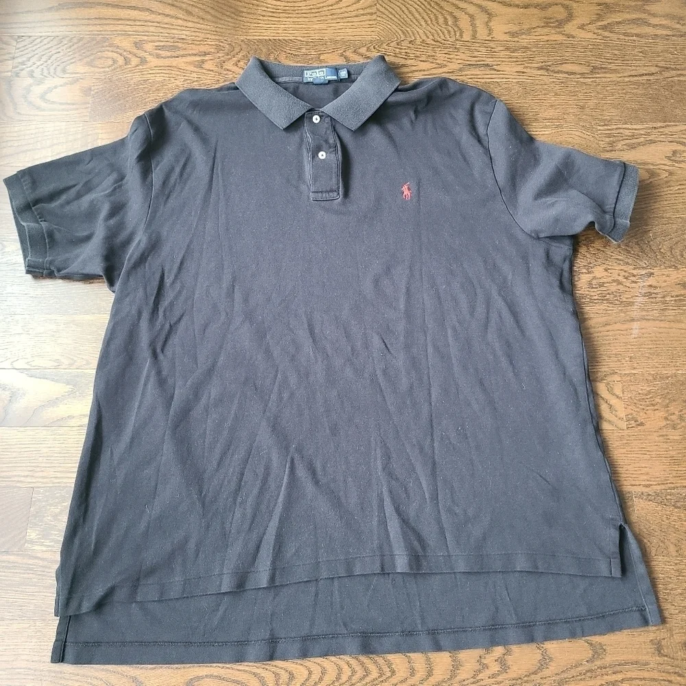 Polo by Ralph Lauren Men's Black Polo Shirt size 2XL